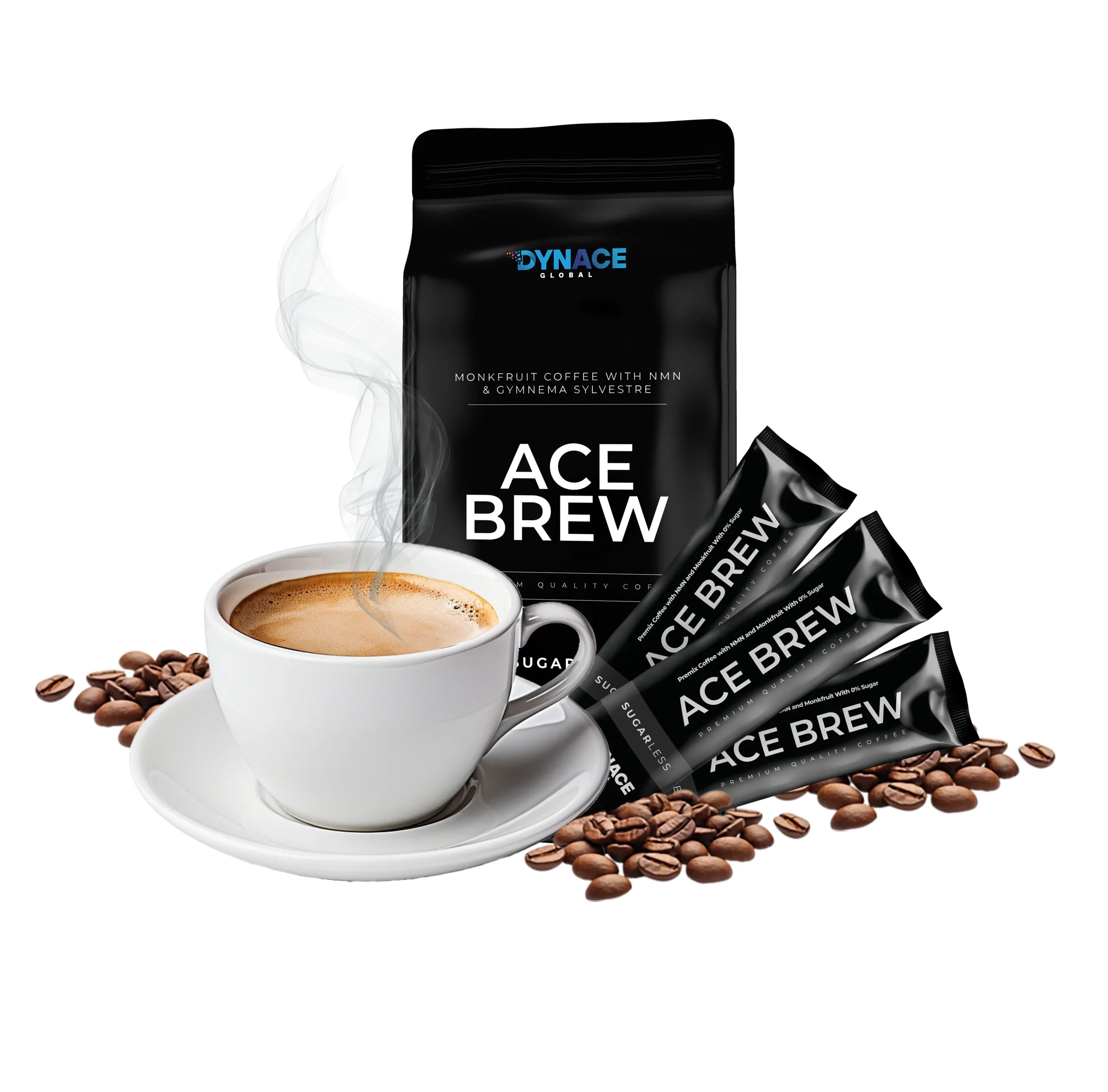 DYNACE ACE BREW    Café relevé • Moins d’envies de sucre • Énergie
