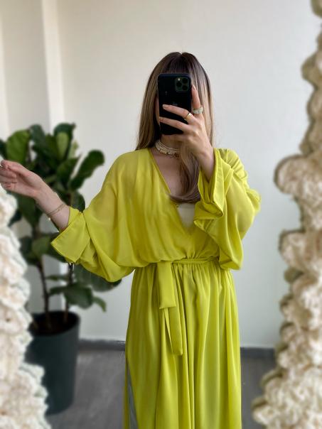 Kimono Lemon Green