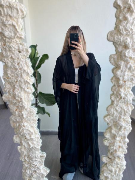 Kimono Black Beachwear