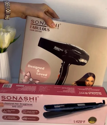 Pack Lisseur+Séchoir Sonashi France 🇨🇵