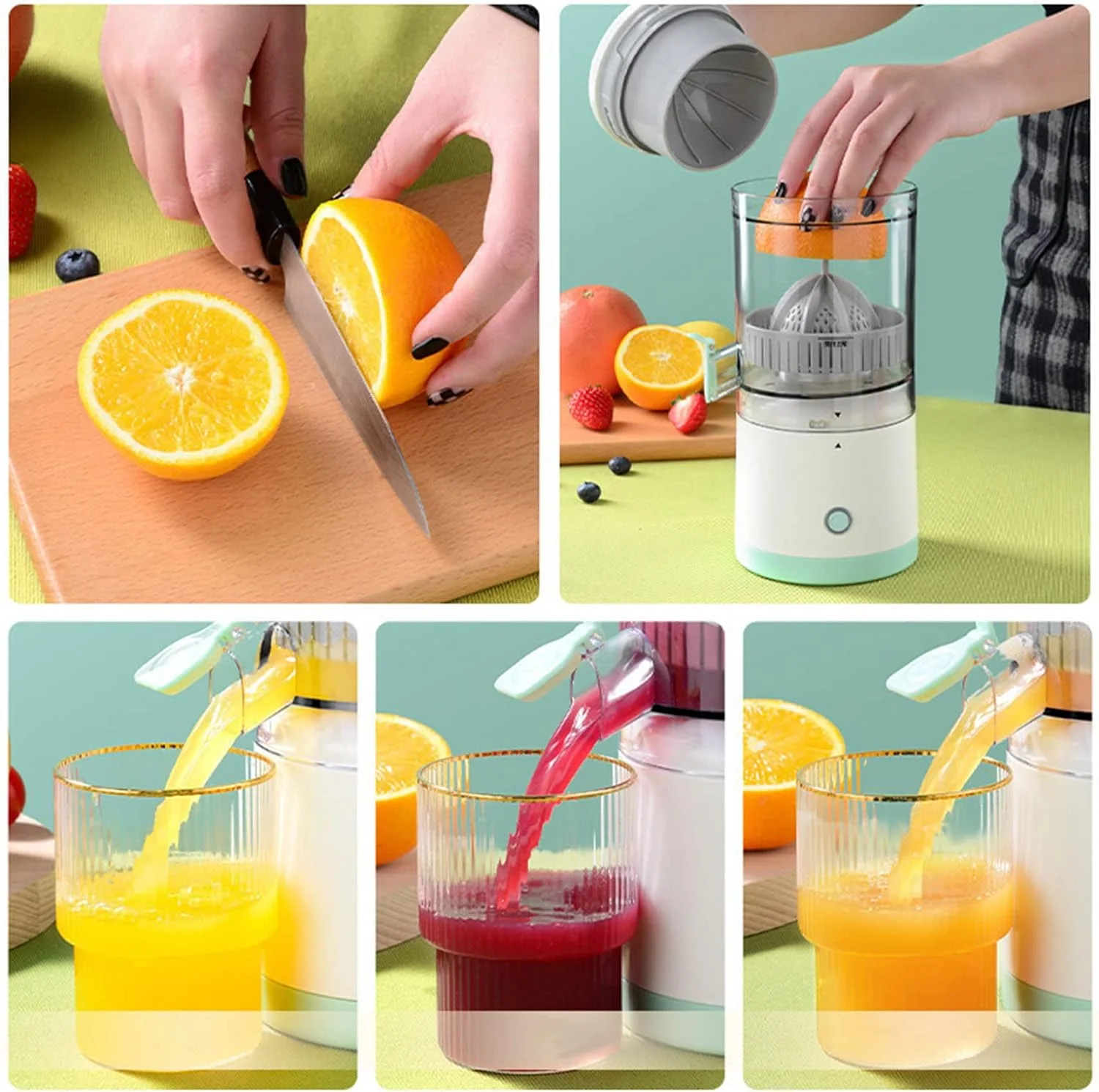 Multi functional electric juicer