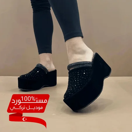 صابو نسائي كعب عالي -  مستورر من تركيا