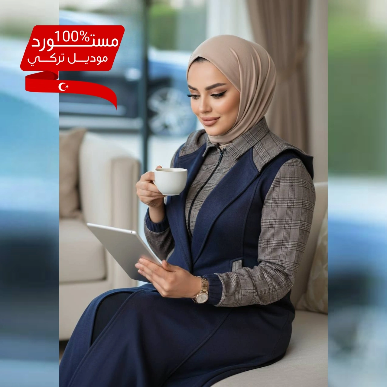 ستايل راقي وطلّة أميرية مع عباية مستوردة من تركيا 🇹🇷