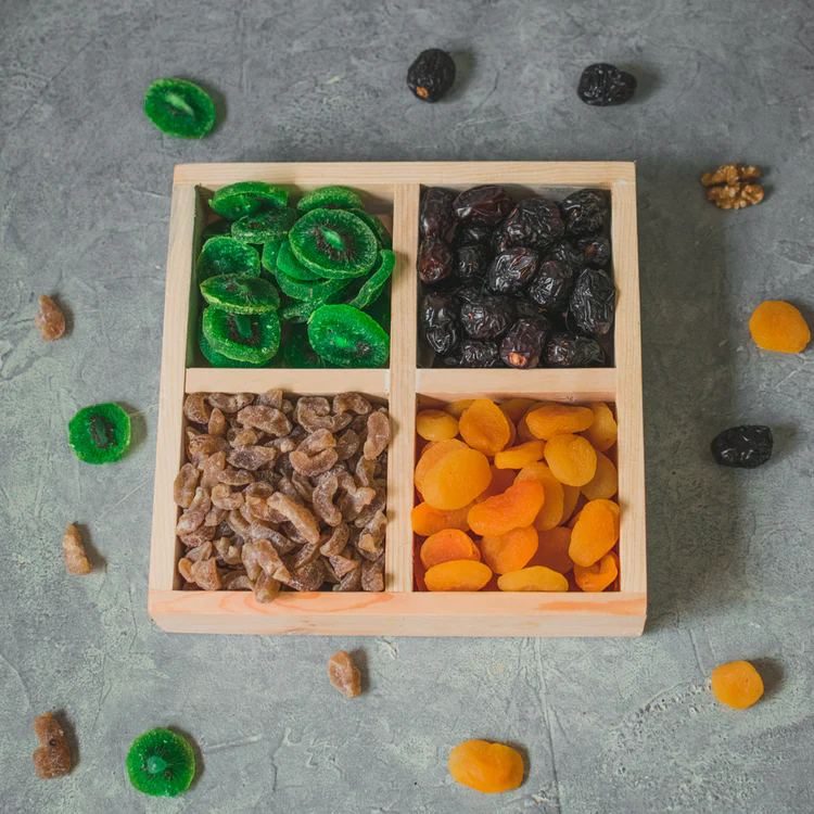 طبق فواكه مجففة فاخر - متوسط