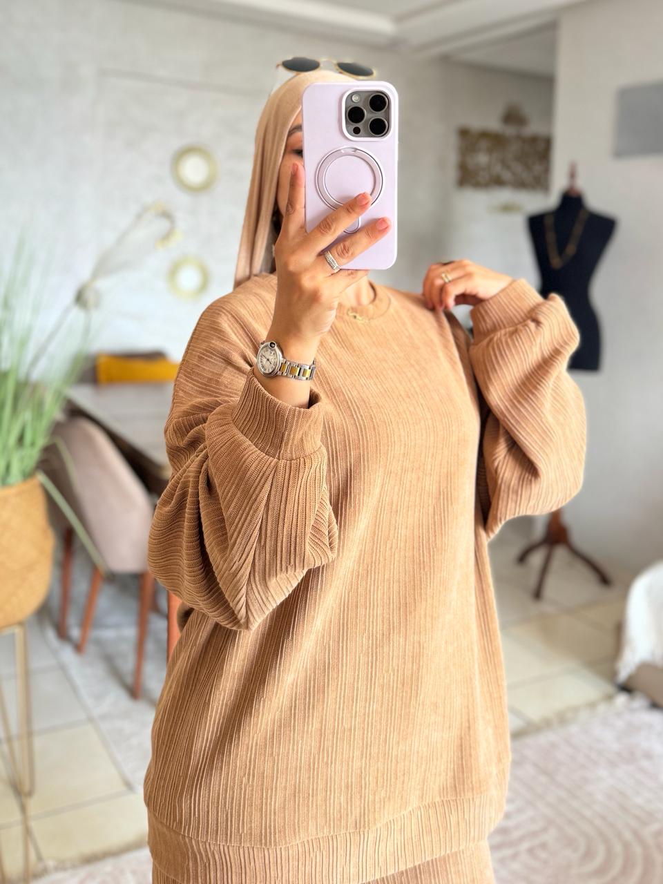 ✨ فاخر – إطلالة أنيقة لكل يوم  Ensemble Jackuard✨
