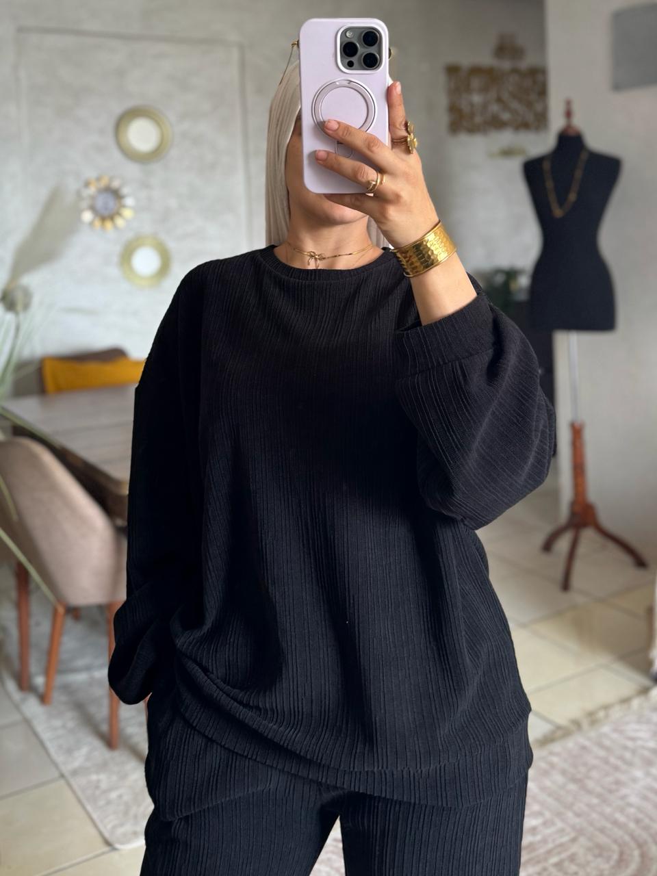 ✨ فاخر – إطلالة أنيقة لكل يوم  Ensemble Jackuard✨