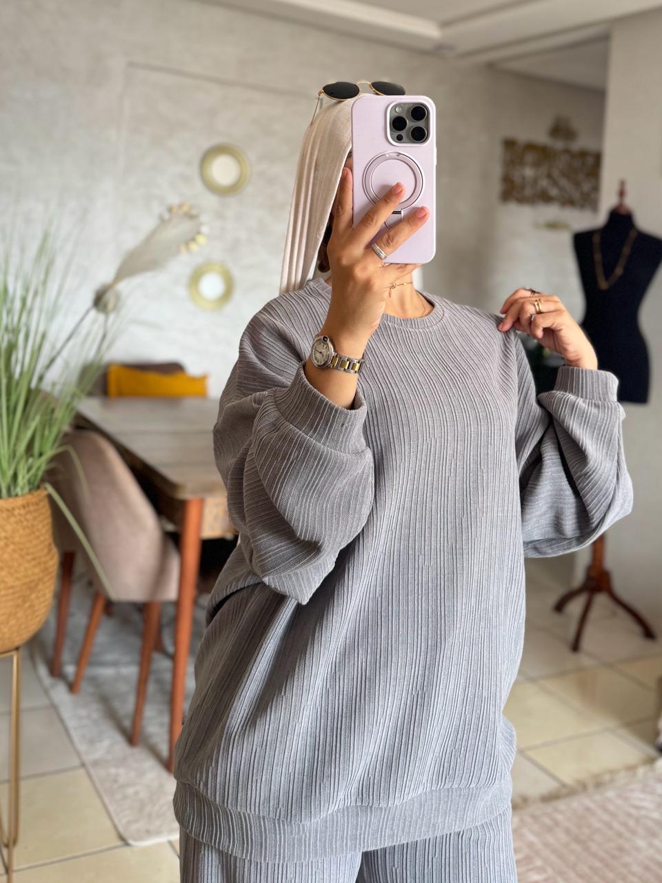 ✨ فاخر – إطلالة أنيقة لكل يوم  Ensemble Jackuard✨