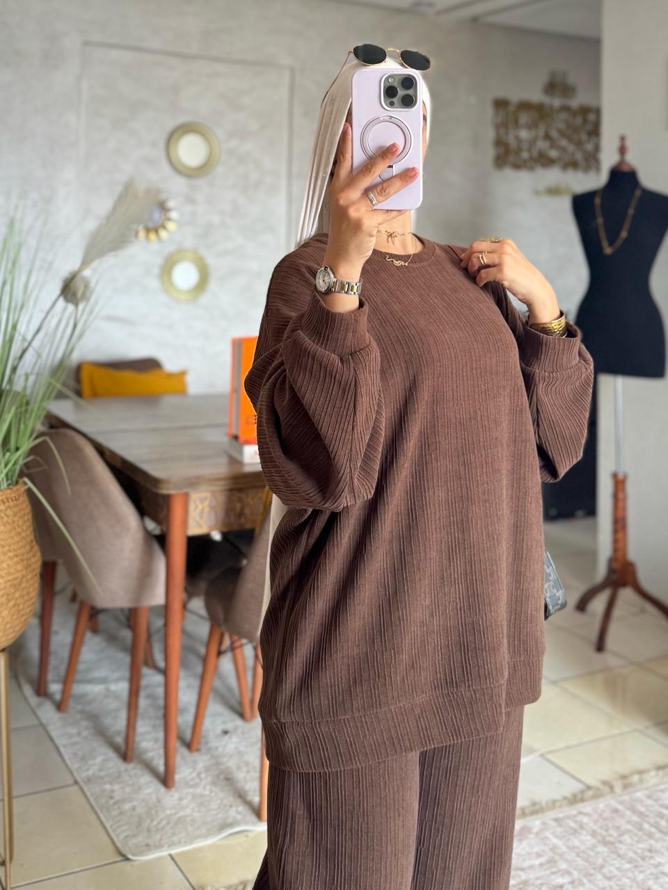✨ فاخر – إطلالة أنيقة لكل يوم  Ensemble Jackuard✨