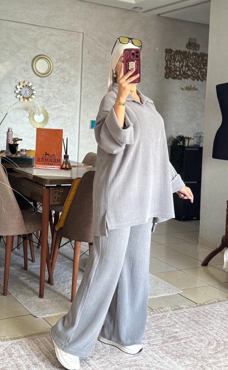 ✨ فاخر – إطلالة أنيقة لكل يوم  Ensemble Jackuard✨