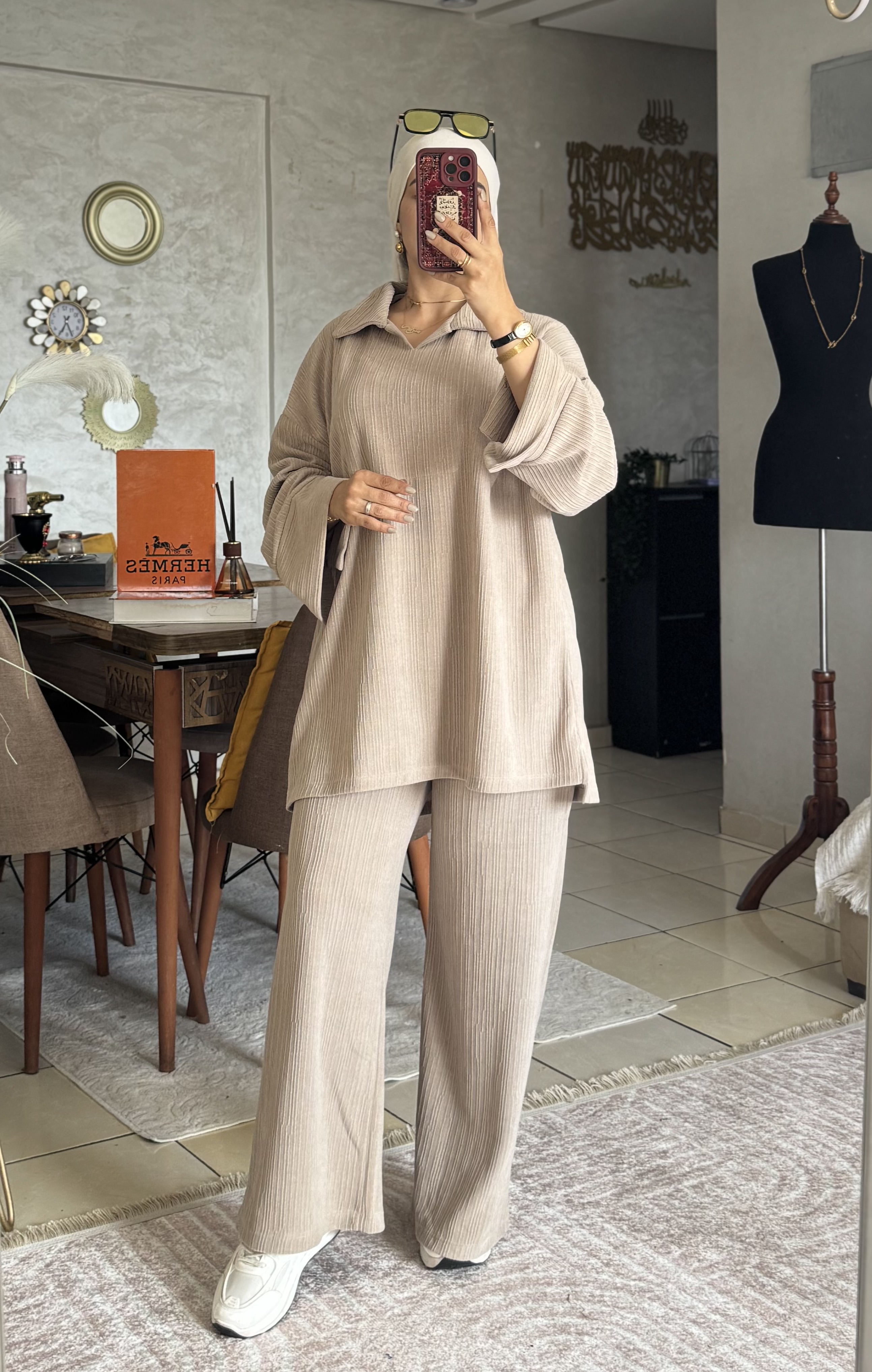 ✨ فاخر – إطلالة أنيقة لكل يوم  Ensemble Jackuard✨