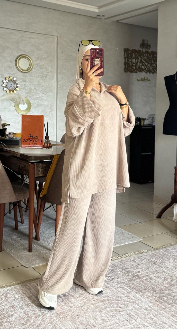 ✨ فاخر – إطلالة أنيقة لكل يوم  Ensemble Jackuard✨