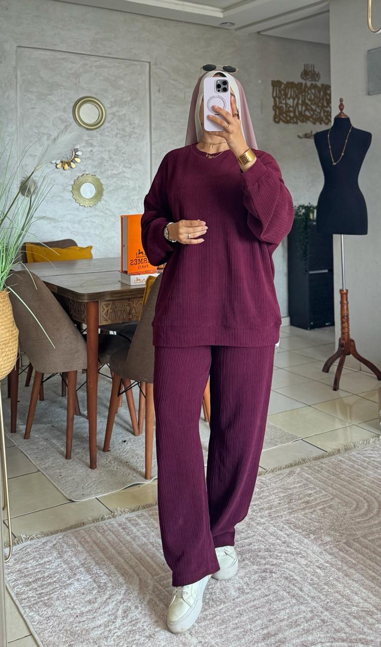 ✨ فاخر – إطلالة أنيقة لكل يوم  Ensemble Jackuard✨