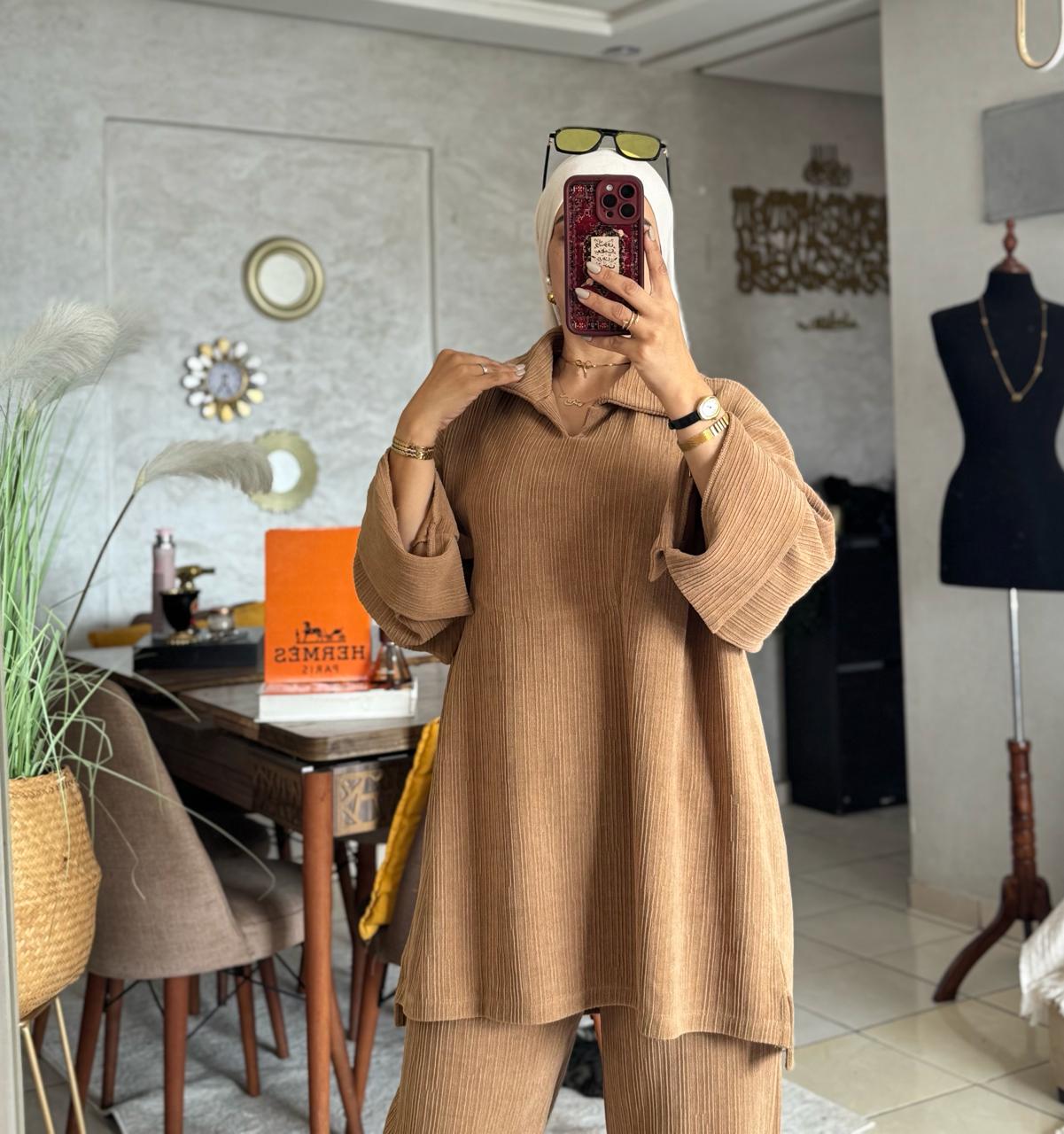 ✨ فاخر – إطلالة أنيقة لكل يوم  Ensemble Jackuard✨