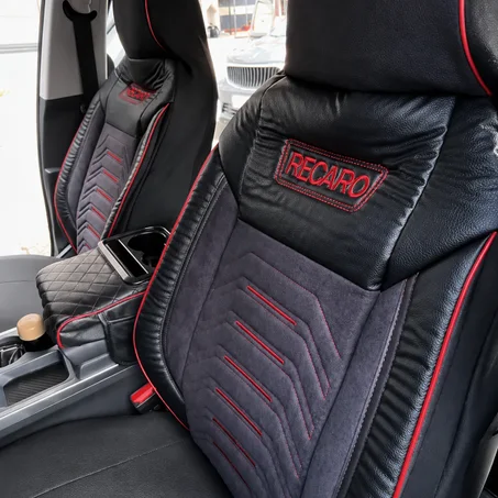 RECARO NOIR AVEC ROUGE
