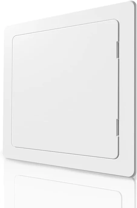 Panel de acceso para paneles de yeso, 12 x 12 pulgadas, cubierta de orificio de pared, puerta de acceso, panel de acceso de fontanería para paneles de yeso, plástico resistente y duradero, co
