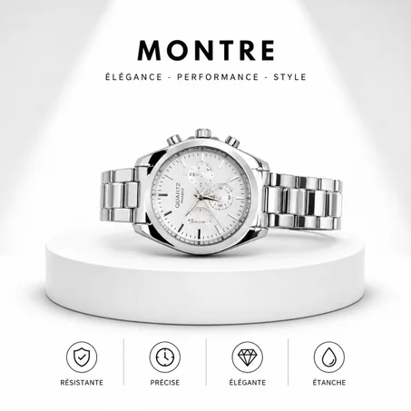 Montre Homme Prestige Silver