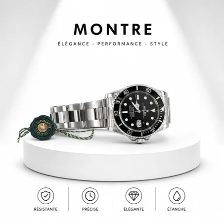 Montre Homme Black Diver