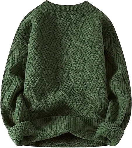 Aelfric Eden Vintage Oversized Sweaters Crewneck Knit Pullover Baggy Loose Casual Cable Sweater 2025 Fall Clothes