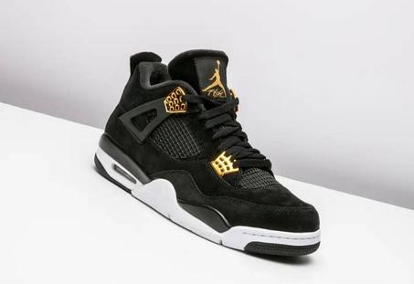 Air Jordan 4 Retro ‘Royalty’ Black Metallic Gold