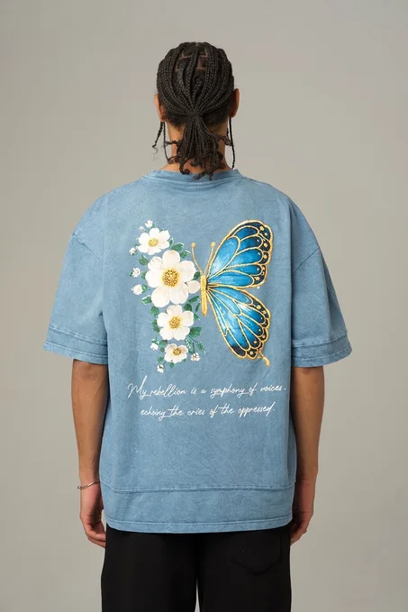 tshirt oversize papillon