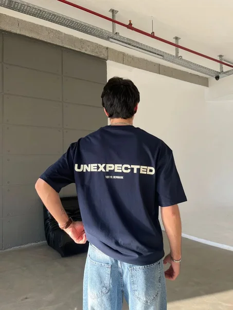 tshirt UNEXPECTED bleu nuit