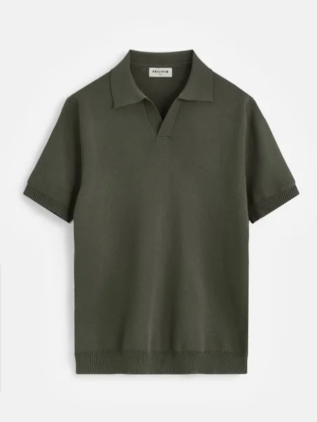 tshirt old money FRILIVIN vert