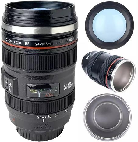 Lens Cup  كوب قهوة على شكل  عدسة الكاميرا