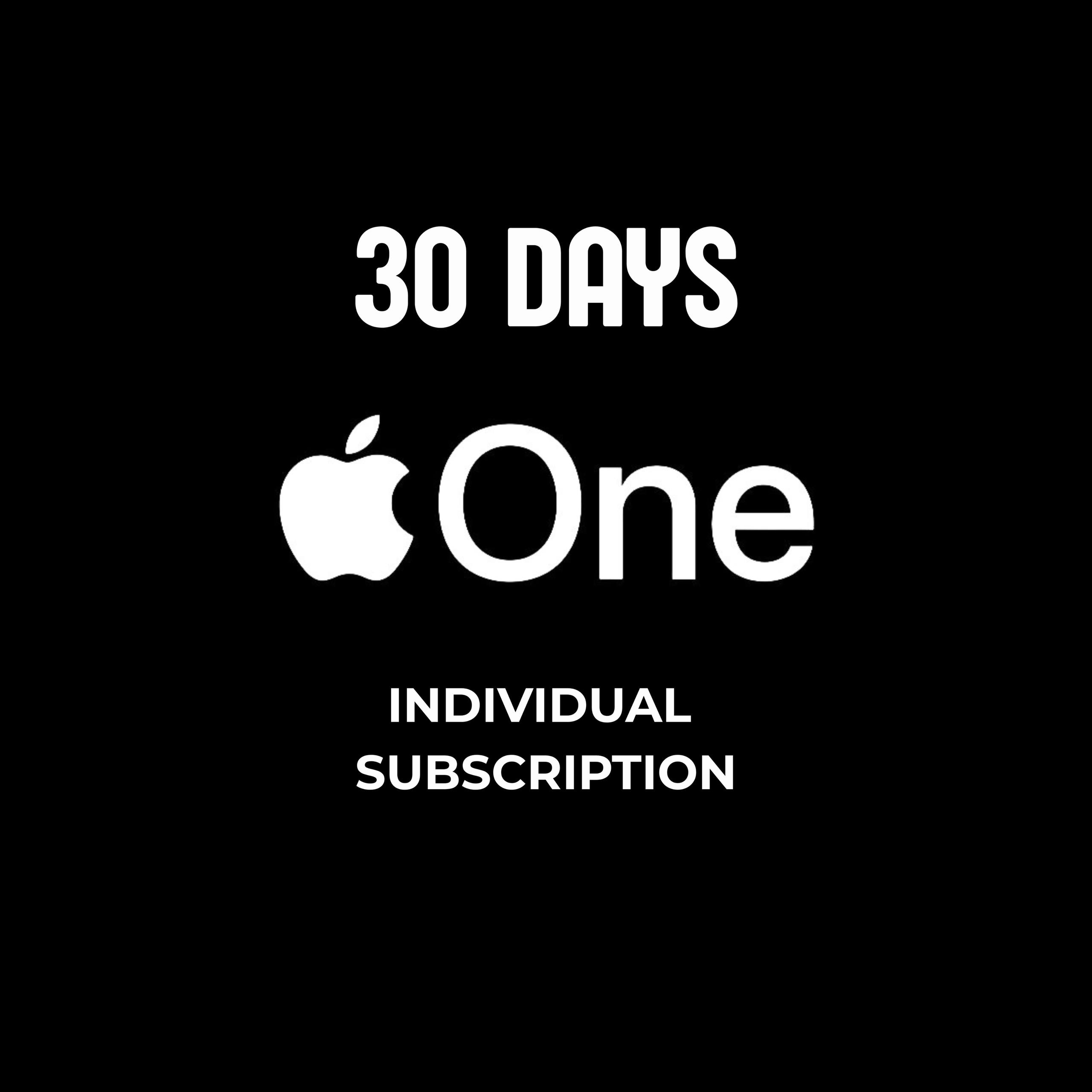 Apple one Individual subscription 1 month - (Apple TV+ Apple Music Apple Arcade) - United States