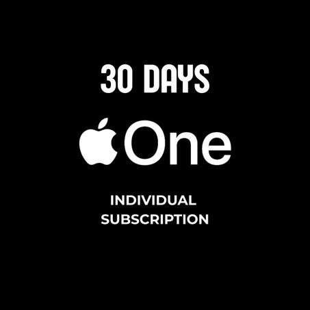 Apple one Individual subscription 1 month - (Apple TV+ Apple Music Apple Arcade) - United States