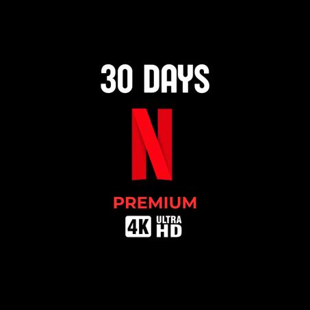 Personal Account - Netflix 30days 4K UHD Premium - 1 Month