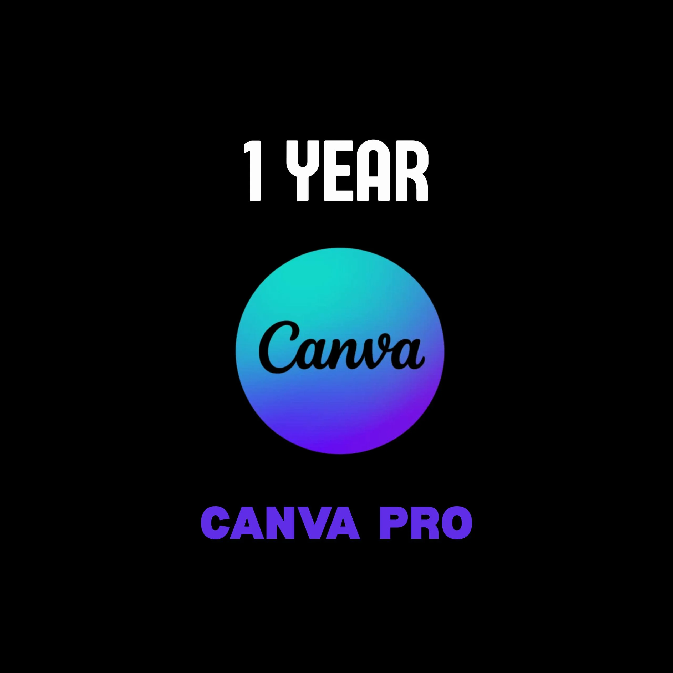 Canva Pro 12 Months