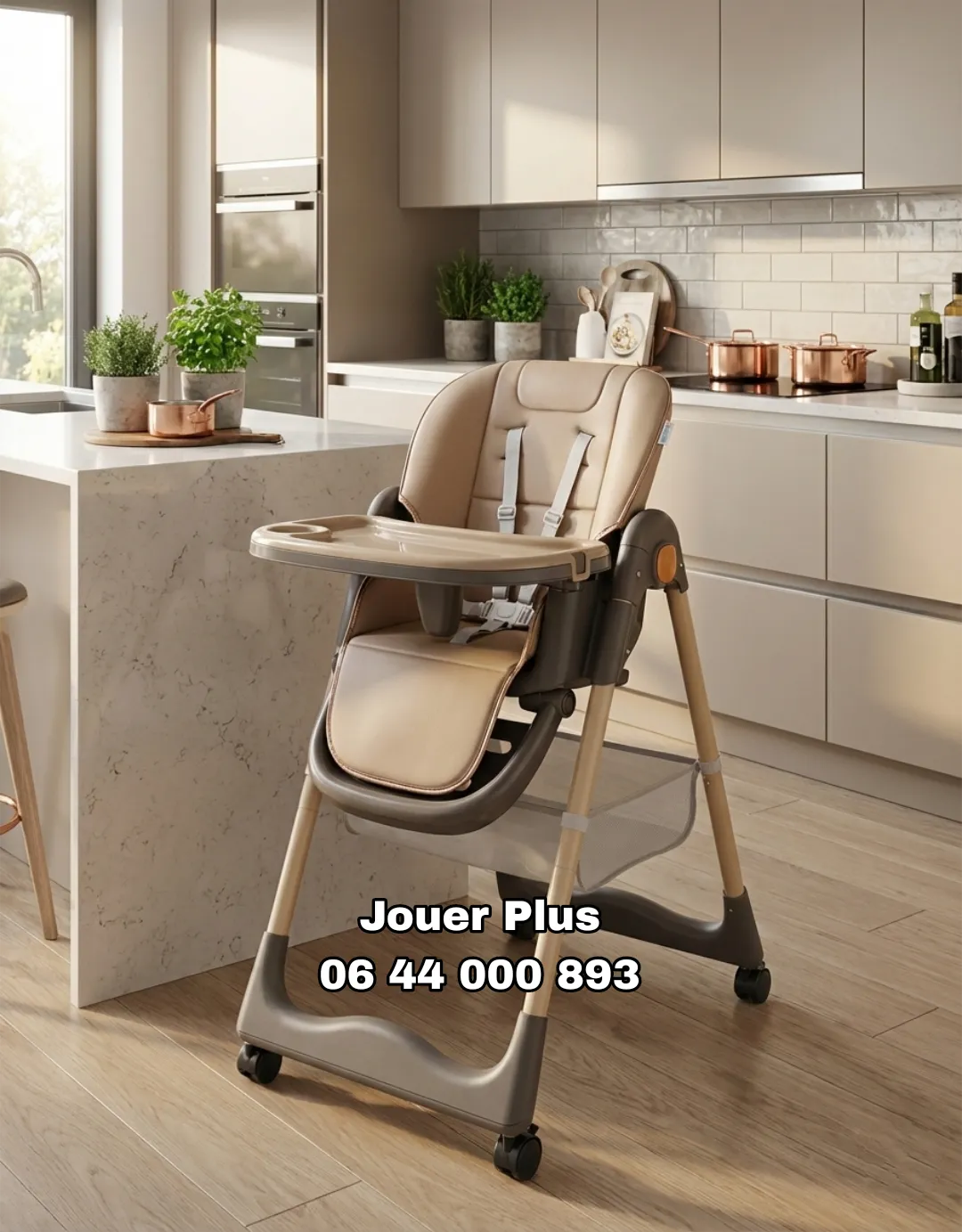 Chaise Haute Mon Bébé Premium: Sécurité, Confort Royal, Pliage Ultra-Compact