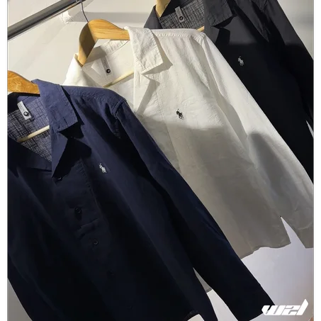 CHEMISE RALPH LAUREN  linen 100%✅ (coupe décontractée)  ✅(كل الصور حقيقية) (POLO مخيطة)