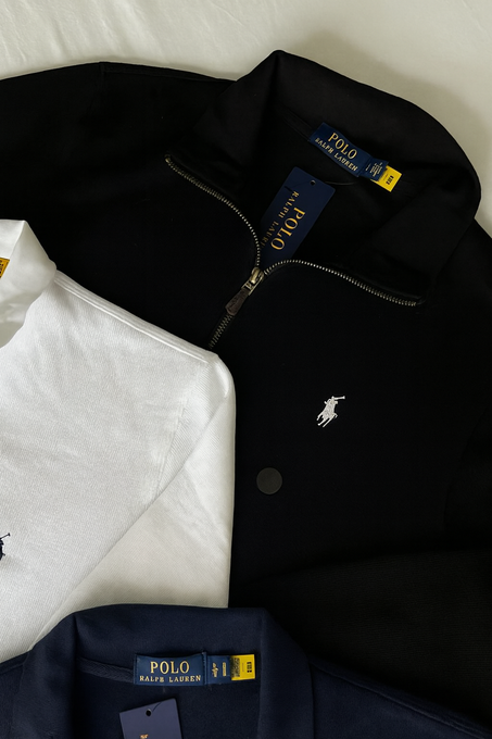 HALF ZIPPER POLO RALPH LAUREN   (polo  مخيطة)  cotton100%✅(كل الصور حقيقية)