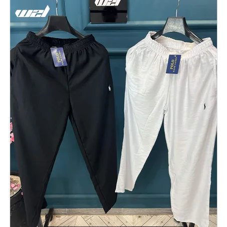 PROMOTION PANTALON RALPH LAUREN  linen 100%✅ ✅(كل الصور حقيقية) (POLO مخيطة)