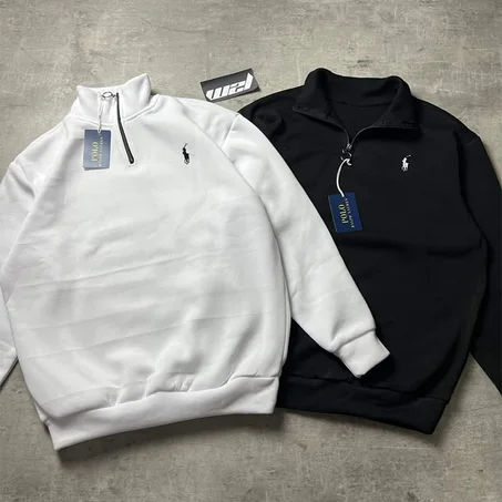 HALF ZIPPER POLO RALPH LAUREN   (polo  مخيطة)  cotton100%✅(كل الصور حقيقية)