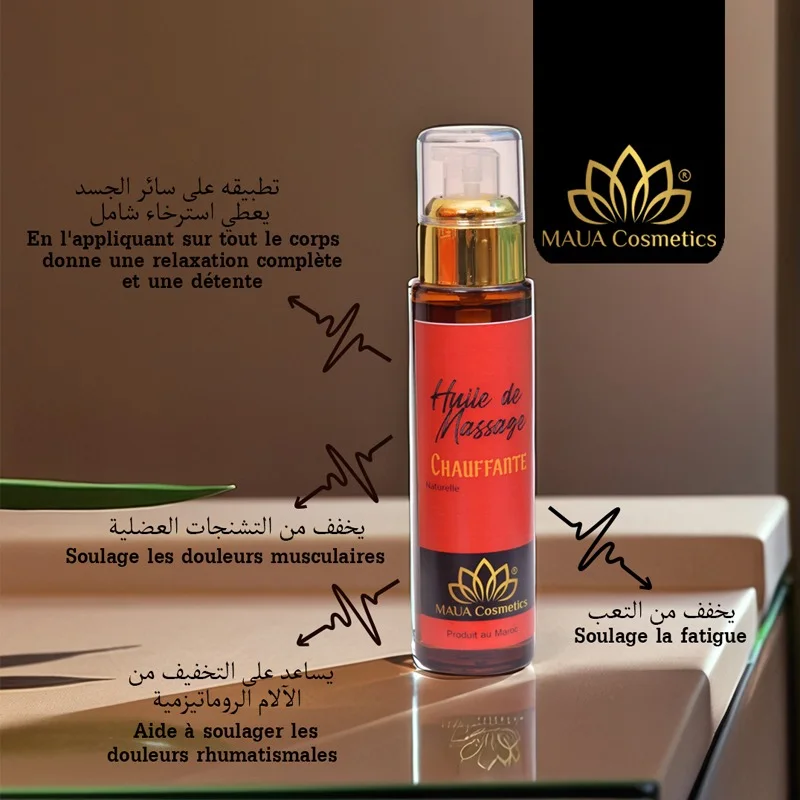 Huile Massage Chauffante
