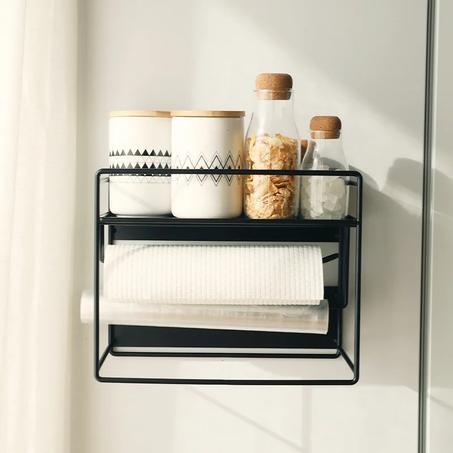 Étagère Multi-Usage avec Distributeur Essuie-tout papier