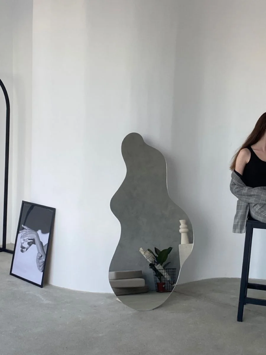 Abstract Shaped Wall Mirror