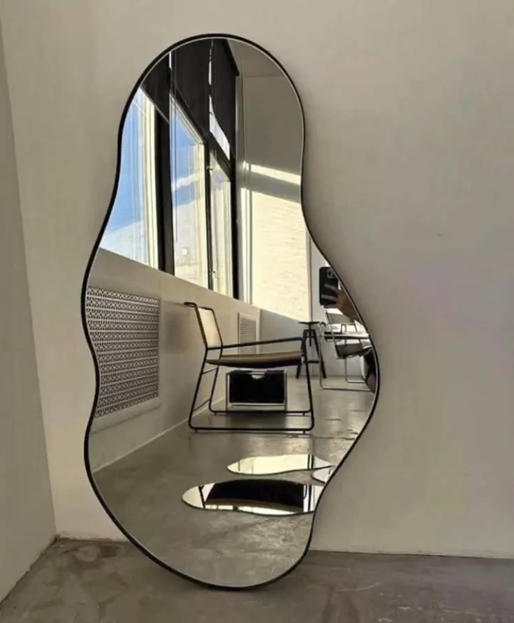 Modern Irregular Shaped Wall Mirror