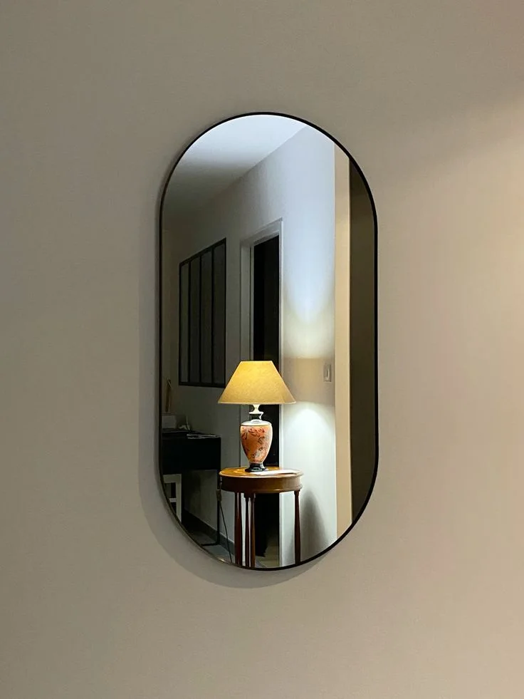 Modern Oval Wall Mirror Set