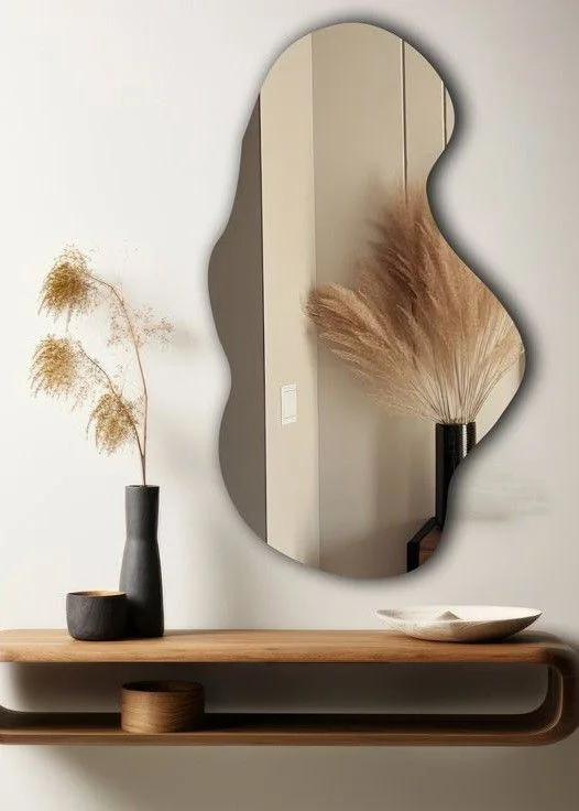 Modern Irregular Shaped Wall Mirror