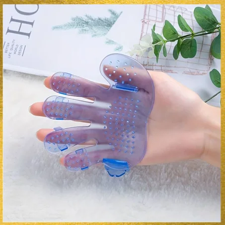 Brosse de toilettage et massage en silicone pour animaux de compagnie