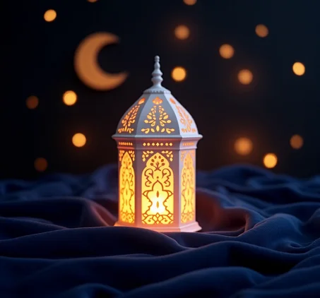 نوّر حوشك بلمسة رمضانية فخمة! ✨ فانوسنا الأبيض الأنيق