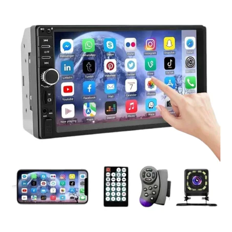 Autoestereo Pantalla 7 Pulgadas  2 Din Radio mp4 Bluetooth