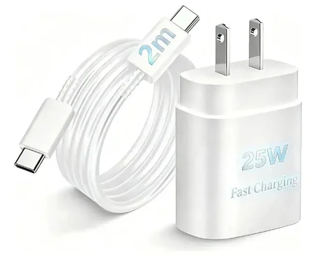 Cargador Carga Rápida Tipo C 25W Para Samsung