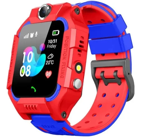 Reloj Inteligente para Niños con Llamadas, Chip y GPS  Rojo-Azul