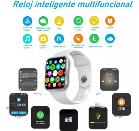 Smartwatch Reloj Inteligente Pro Gris Full HD