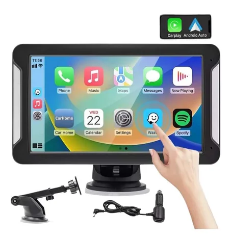 Estéreo para Auto Portátil con Pantalla Touch y Bluetooth