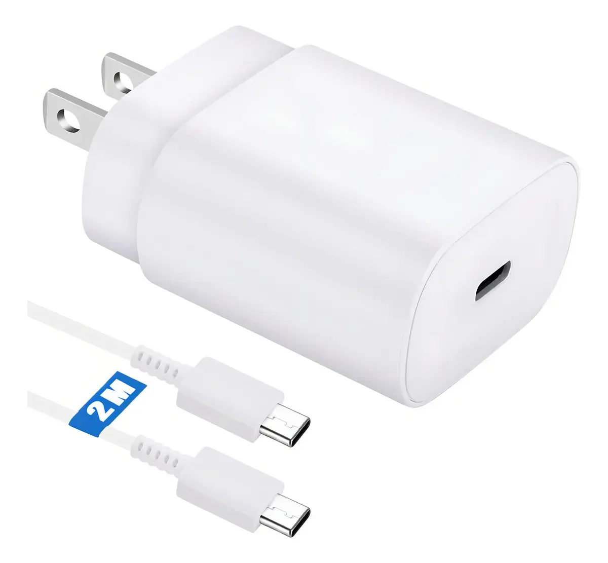 Cargador  25w Compatible Con Samsung Carga Rápida Tipo C 2m